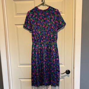 Colorful Patterned Women's Dress